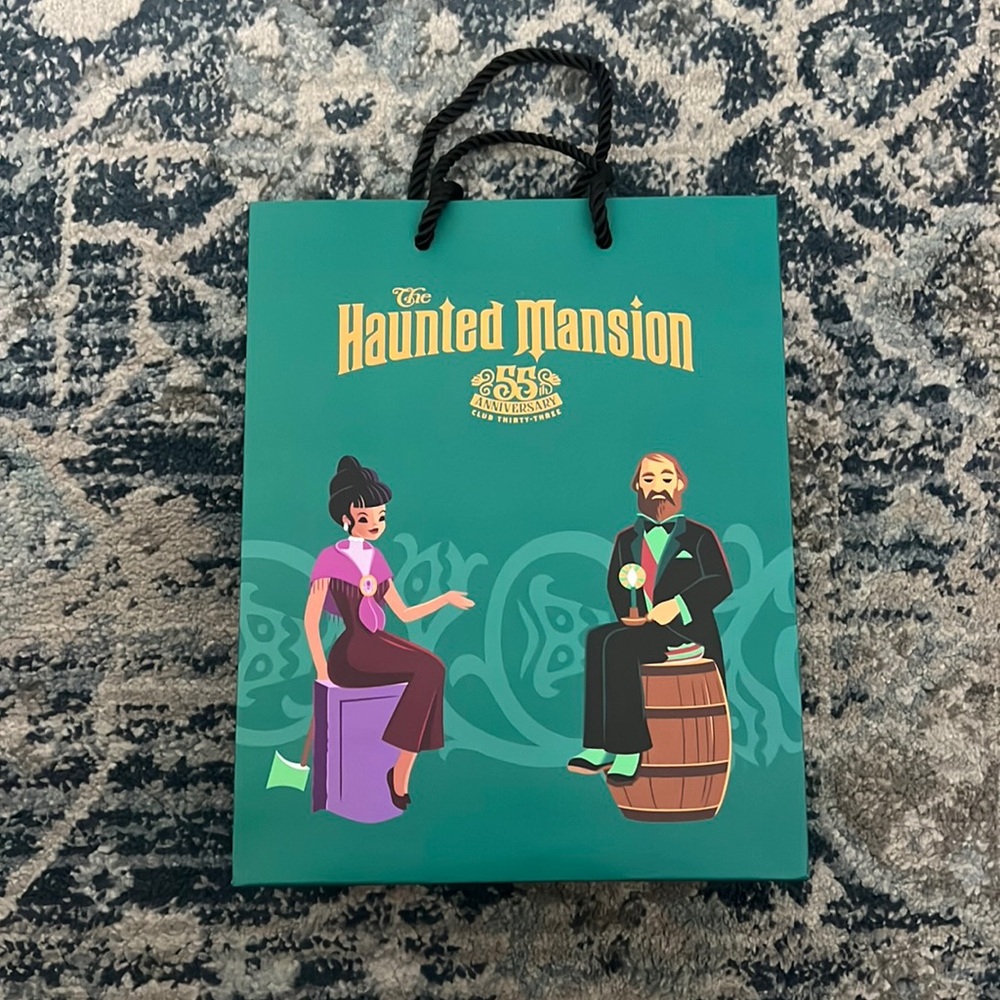 Club 33- The Haunted Mansion 55th Anniversary shopping bag